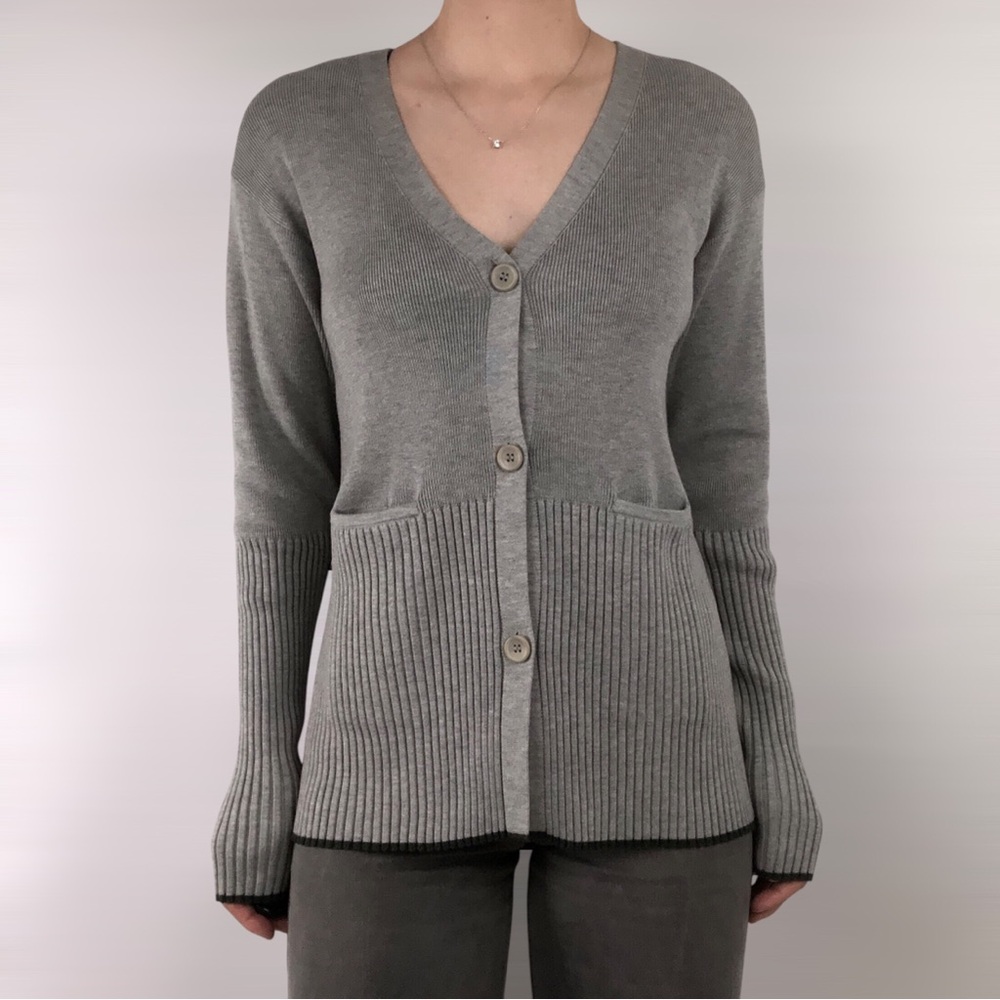 ADAY Cardigan All Weather Classic Pepper S‎ Ribbed